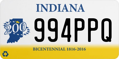 IN license plate 994PPQ