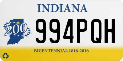 IN license plate 994PQH