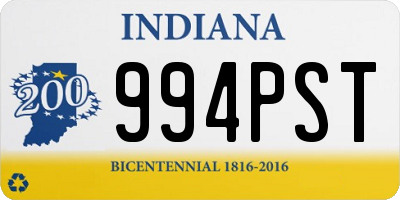 IN license plate 994PST