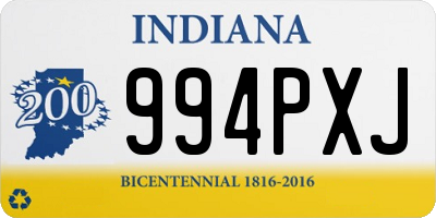 IN license plate 994PXJ