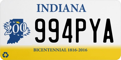 IN license plate 994PYA