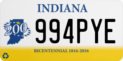 IN license plate 994PYE