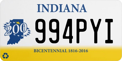 IN license plate 994PYI