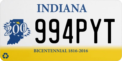 IN license plate 994PYT
