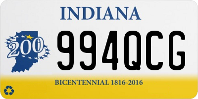 IN license plate 994QCG