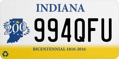 IN license plate 994QFU