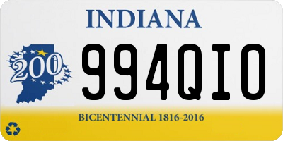 IN license plate 994QIO