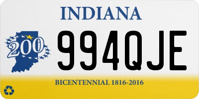 IN license plate 994QJE