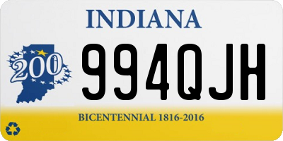 IN license plate 994QJH