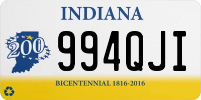 IN license plate 994QJI