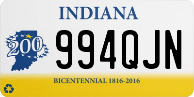 IN license plate 994QJN