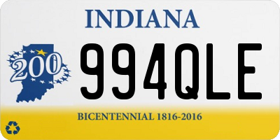 IN license plate 994QLE