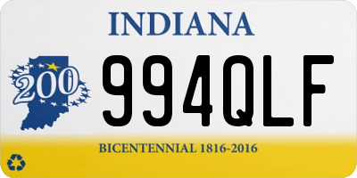 IN license plate 994QLF