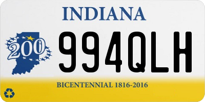 IN license plate 994QLH