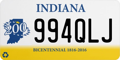 IN license plate 994QLJ