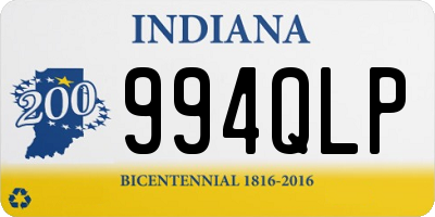 IN license plate 994QLP