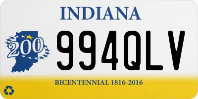 IN license plate 994QLV