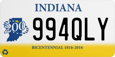 IN license plate 994QLY