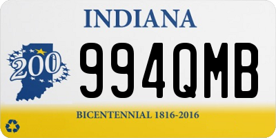 IN license plate 994QMB