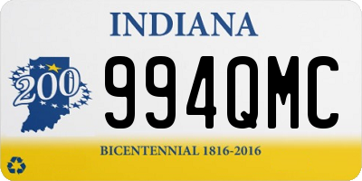 IN license plate 994QMC