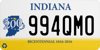 IN license plate 994QMO