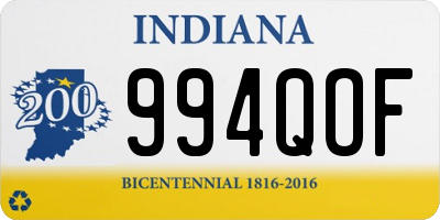 IN license plate 994QOF