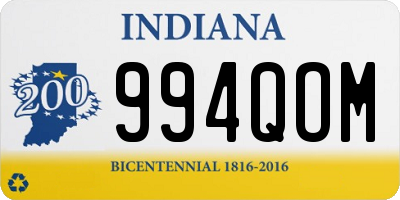 IN license plate 994QOM