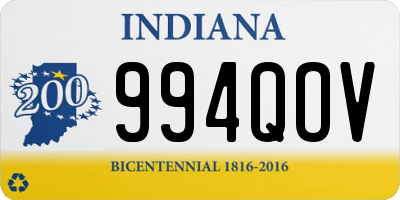 IN license plate 994QOV