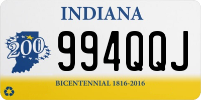 IN license plate 994QQJ