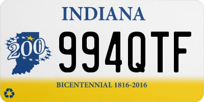 IN license plate 994QTF