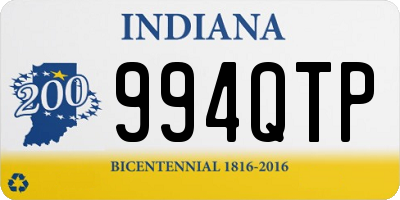 IN license plate 994QTP