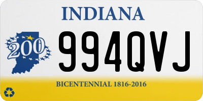 IN license plate 994QVJ