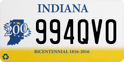 IN license plate 994QVO