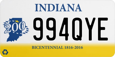 IN license plate 994QYE