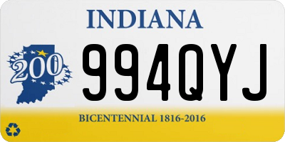 IN license plate 994QYJ