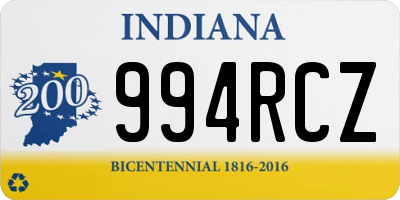 IN license plate 994RCZ