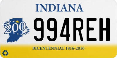 IN license plate 994REH