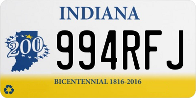 IN license plate 994RFJ