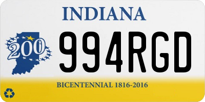 IN license plate 994RGD