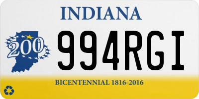 IN license plate 994RGI