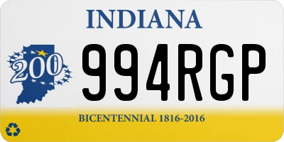 IN license plate 994RGP