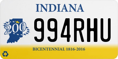 IN license plate 994RHU