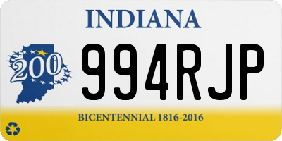 IN license plate 994RJP