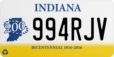 IN license plate 994RJV