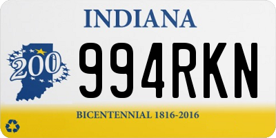 IN license plate 994RKN