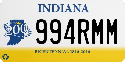 IN license plate 994RMM