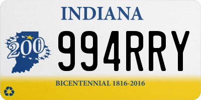 IN license plate 994RRY