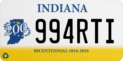 IN license plate 994RTI