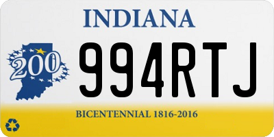 IN license plate 994RTJ