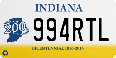 IN license plate 994RTL